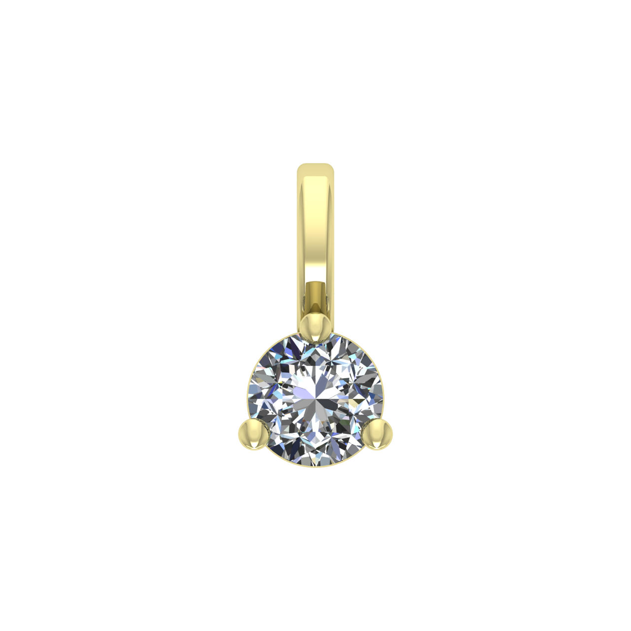 SOLITAIRE DIAMONDS 2.90mm ROUND PENDANT